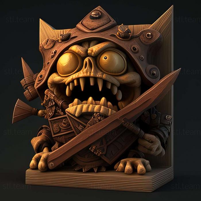 3D model Overlord Minions game (STL)